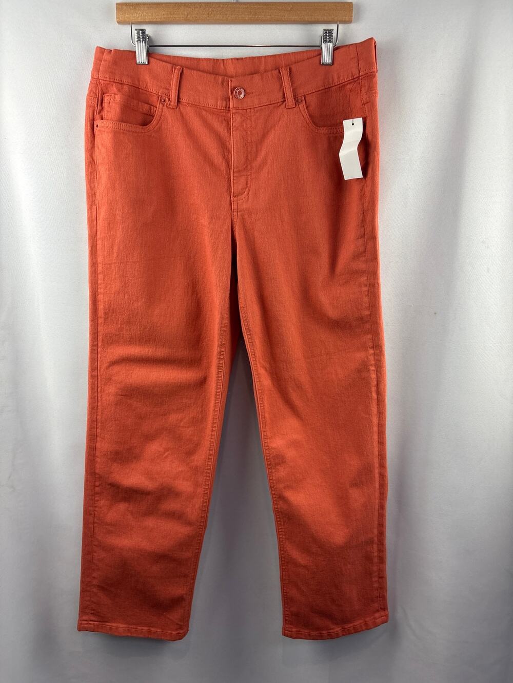 Women’s D&Co Size 14 Burnt Orange Straight Leg Pants